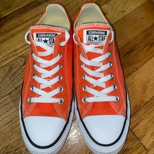 NEW burnt orange Converse